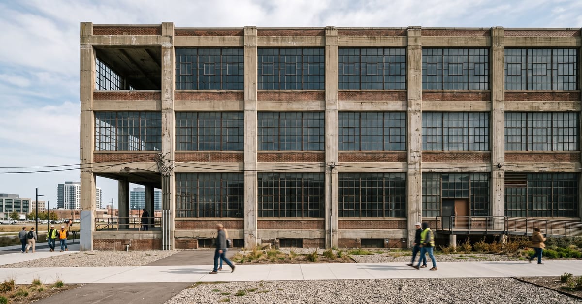 Albert Kahn architecture industrielle américaine, bâtiment emblématique en béton et acier du XXe siècle