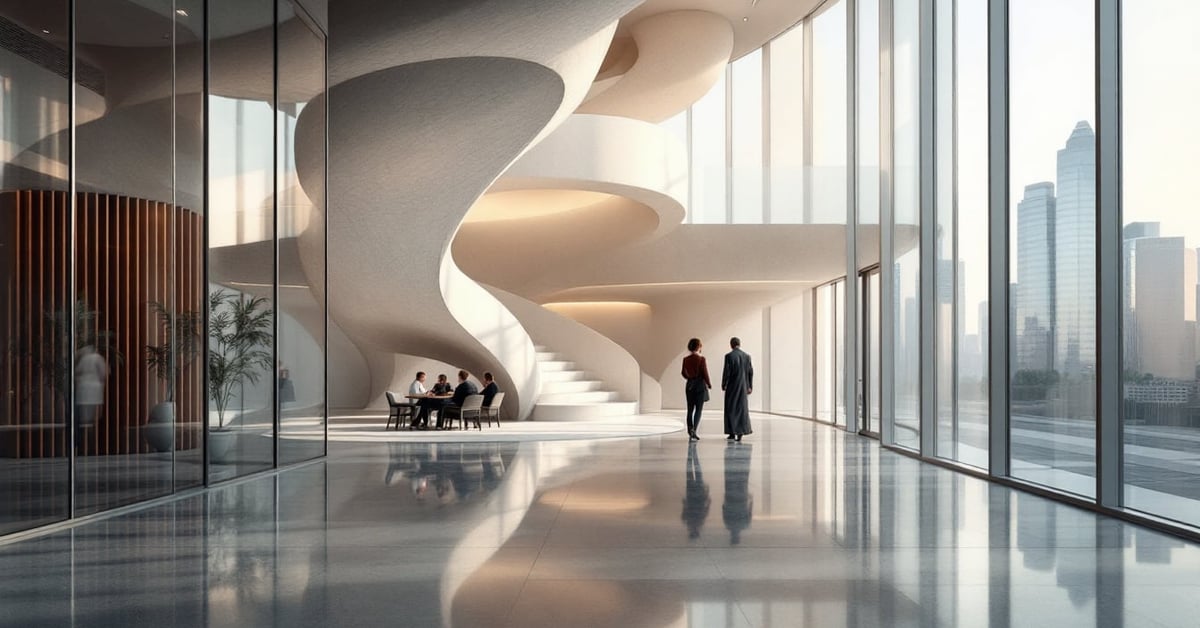 Architecture Zaha Hadid : formes organiques et courbes futuristes d'un bâtiment emblématique