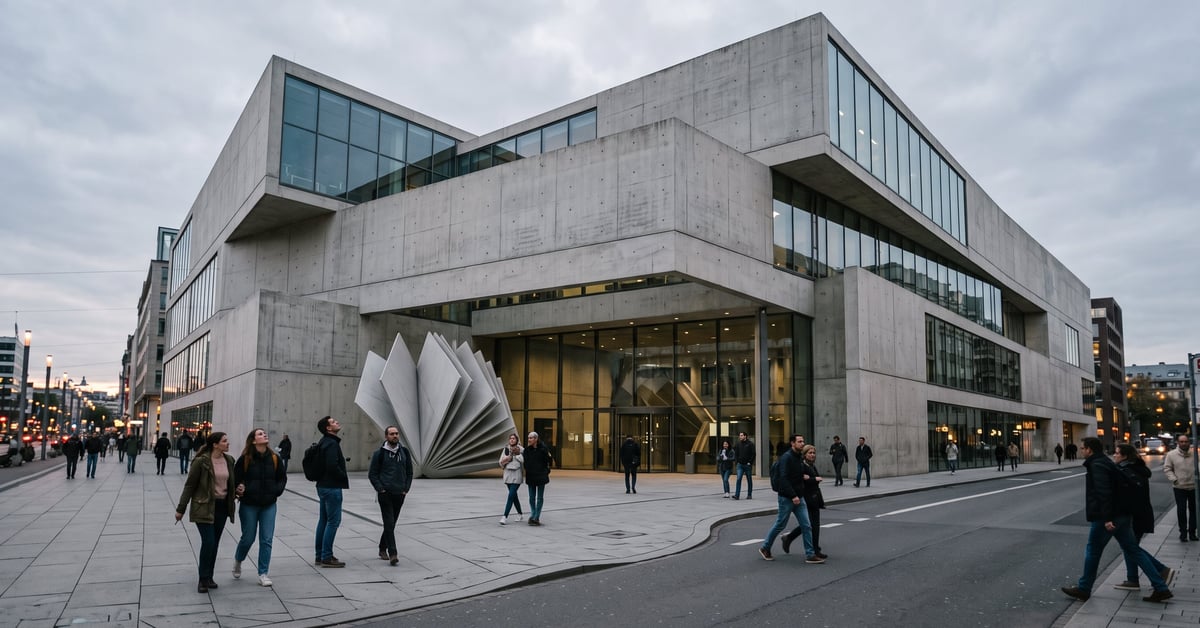 Citation architecture : détail d'un bâtiment moderne illustrant les plus belles citations sur l'architecture