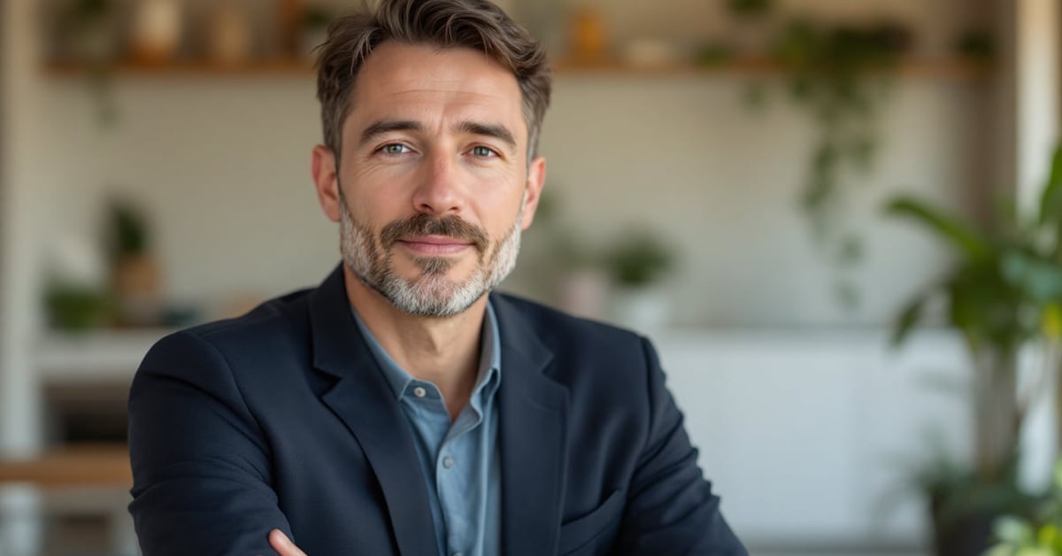Architecte d'intérieur à Avignon conseillant un client dans un espace moderne et lumineux